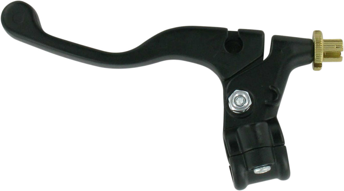 Parts unlimited Shorty Style Power Lever Assembly - Right Hand - Yamaha - Black