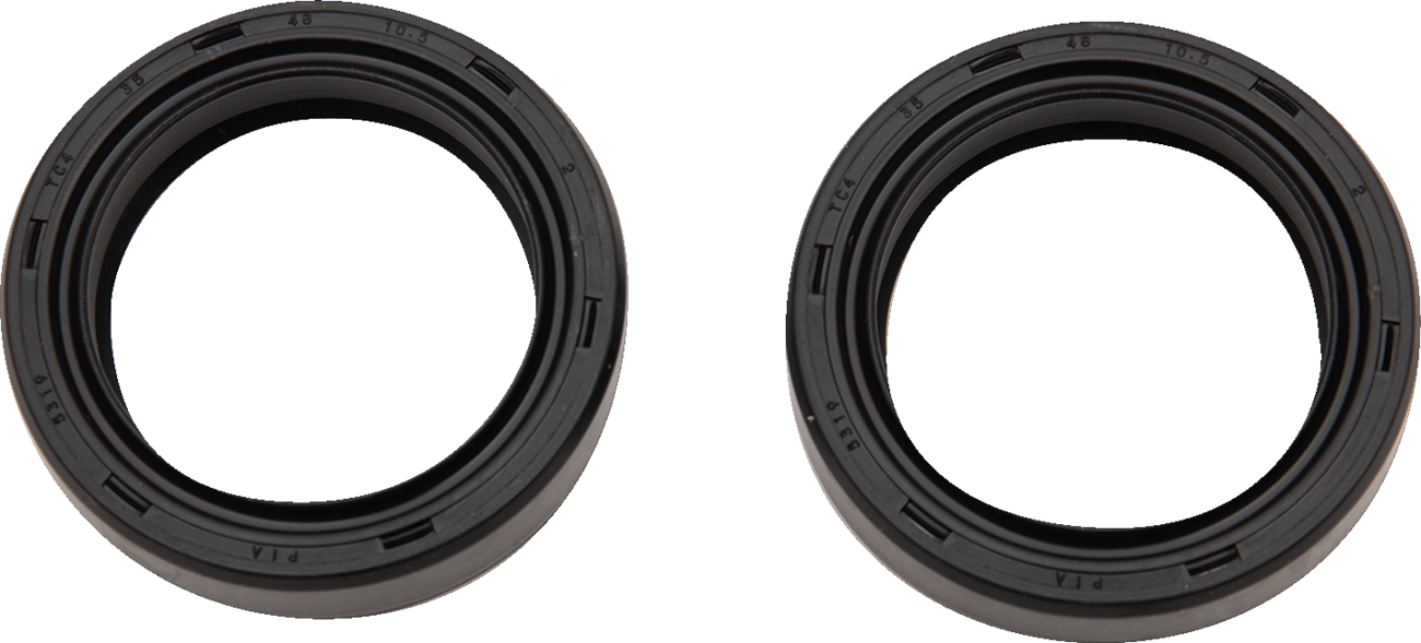 Parts unlimited Front Fork Seals - 35 mm ID x 48 mm OD x 10.5 mm T Kawasaki/Yamaha
