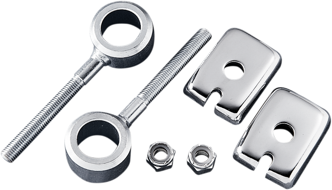 Drag specialties Axle Adjuster Assembly - Rear - '73-'96 Harley-Davidson Harley Davidson