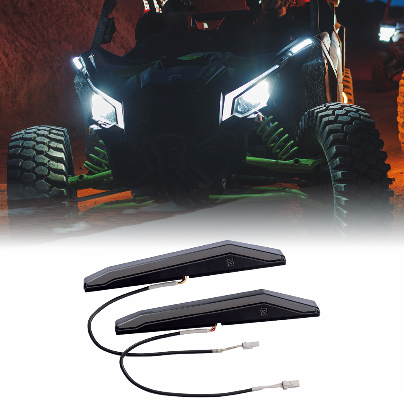Ravek Apex Lights™ - Running - White - Maverick X3 Can-Am