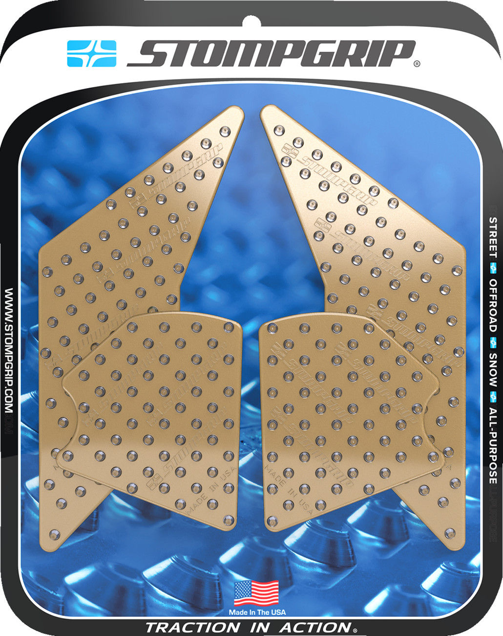 STOMPGRIP Volcano Profile Traction Pad Tank Grips