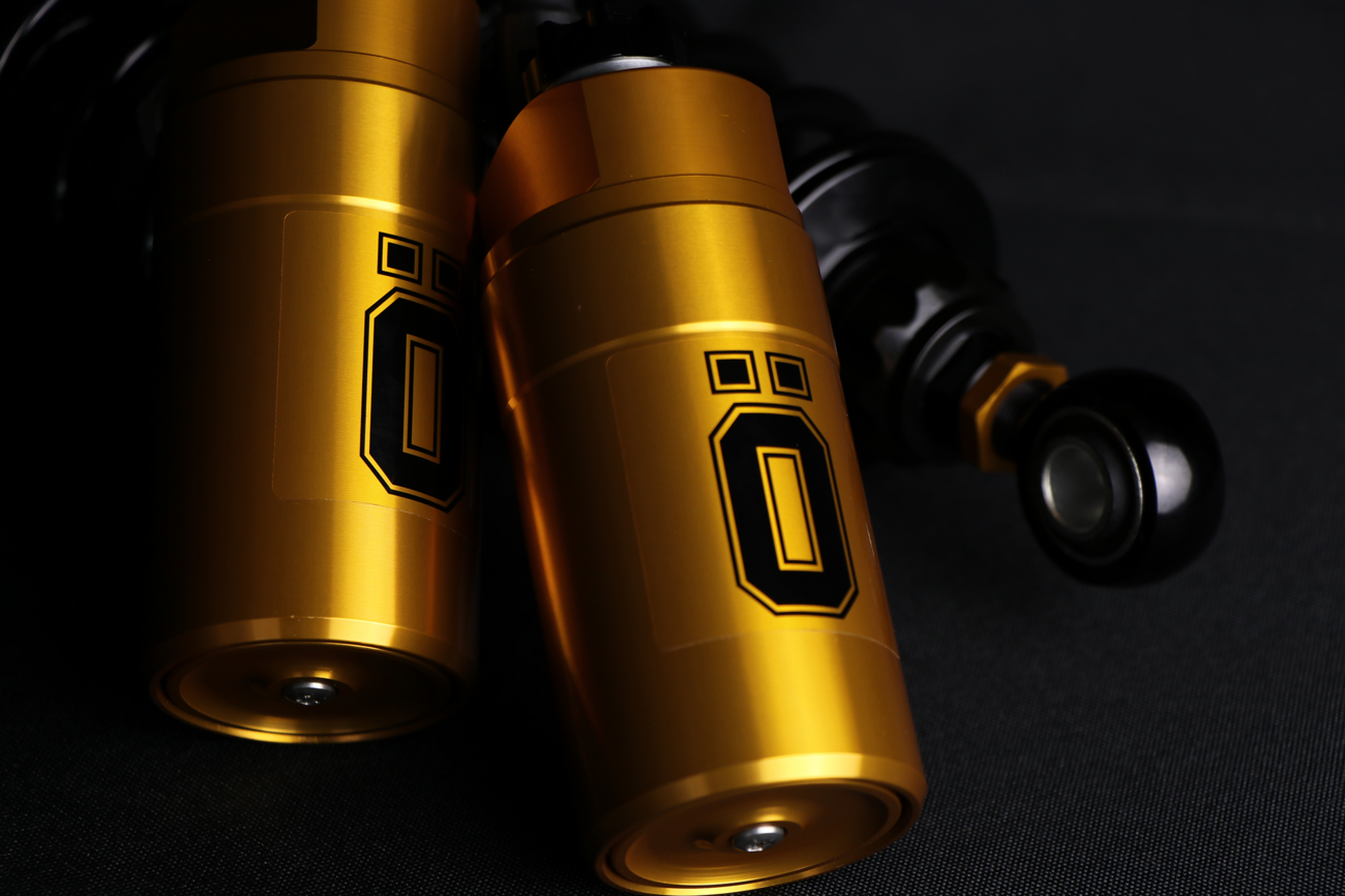 Ohlins S36HRCL Rear Reservoir Shocks For Harley Touring 2014-2025