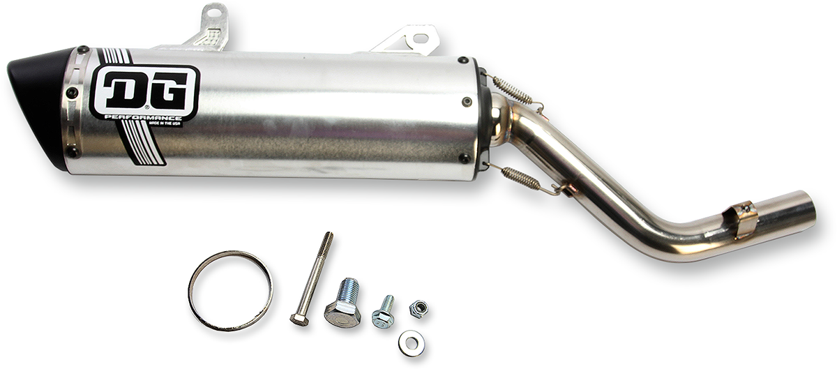 DG Performance V2 Slip-On Exhaust Honda XR250L 1991-1996