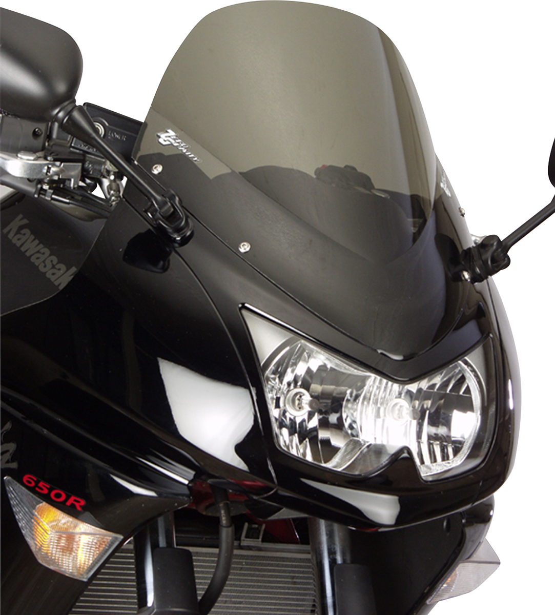 Zero gravity Double Bubble Windscreen - Smoke - Ninja 650 2006-2006 Kawasaki EX650 Ninja 650 / 2007-2008 Kawasaki EX650A Ninja 650R