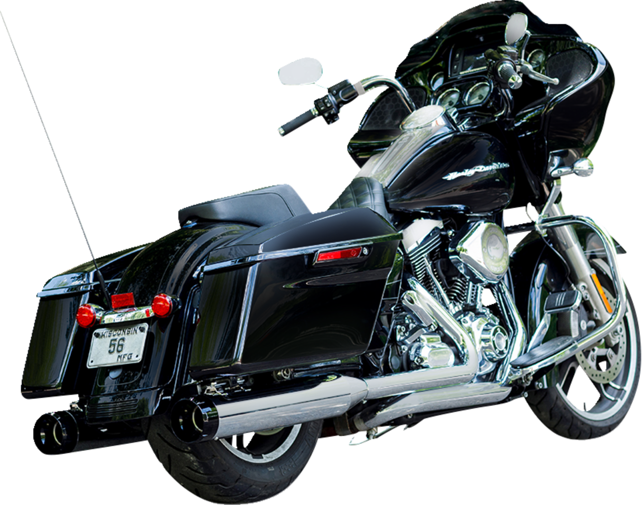 S&S Cycle 4.5" MK45 Thruster Slip-On Mufflers For Harley Touring 1995-2016