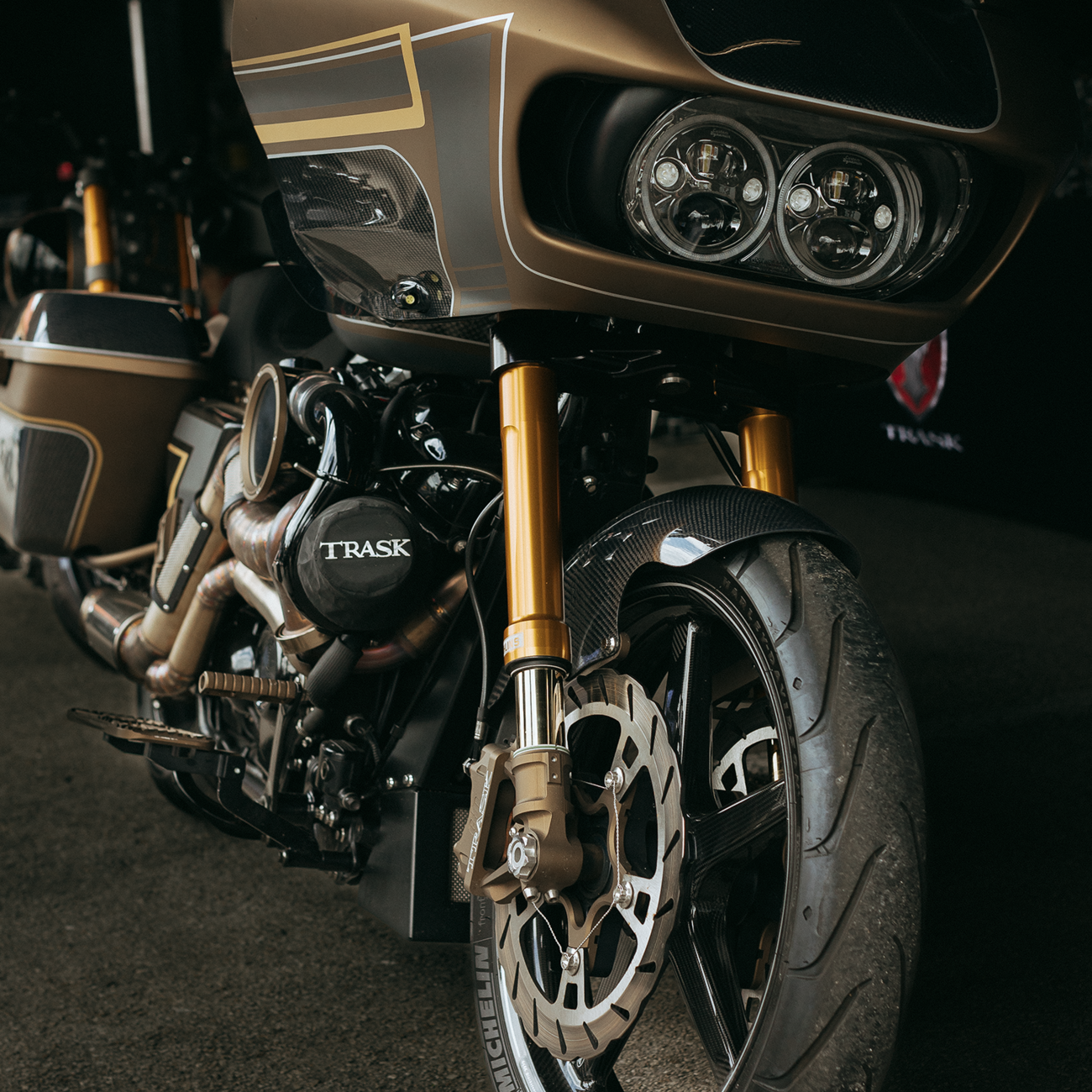 Custom Dynamics LED 5 3/4" TruBeam Headlight Insert For Harley Road Glide 2015-2025