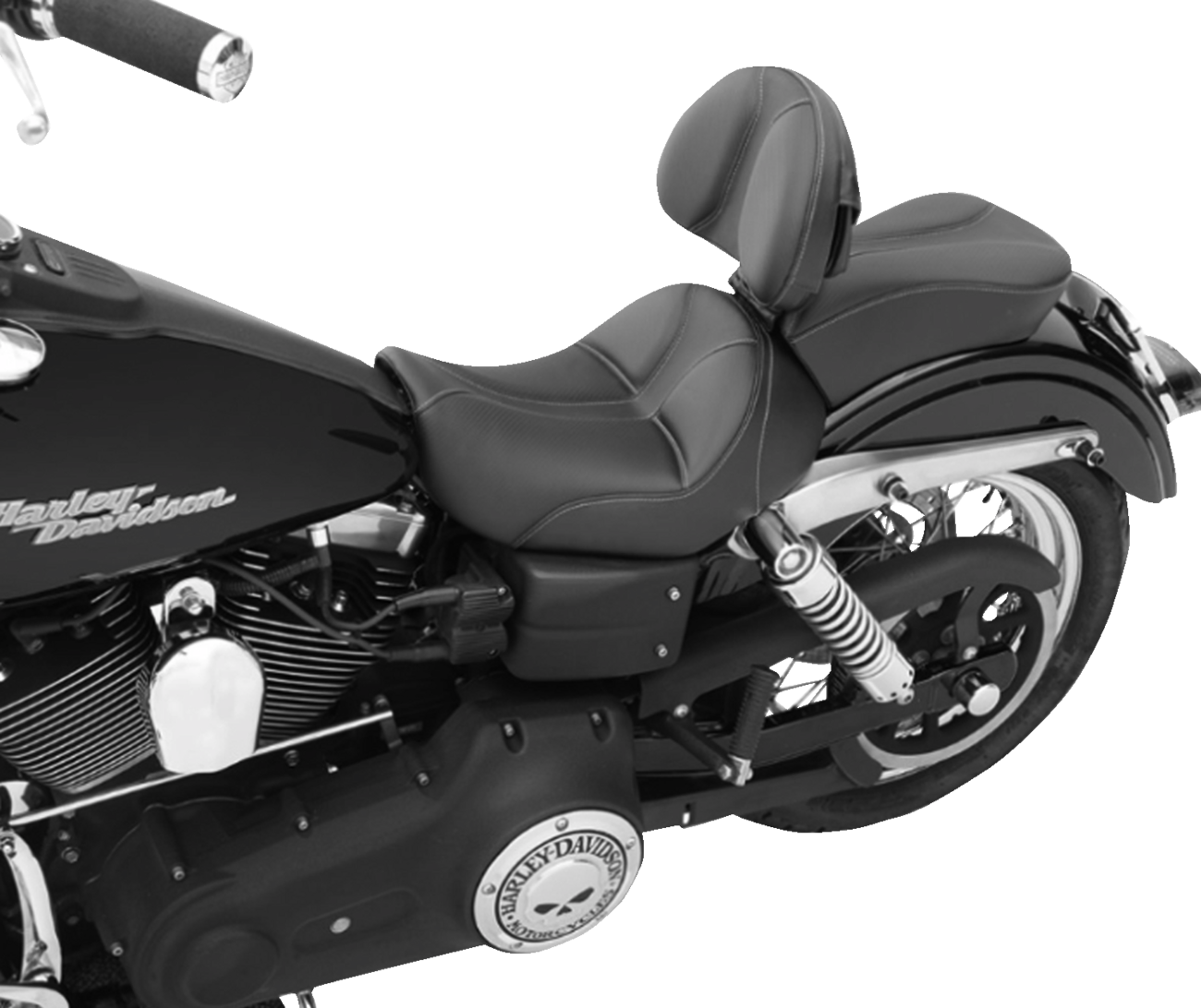 Saddlemen Dominator Solo Seat For Harley Dyna 2006-2017