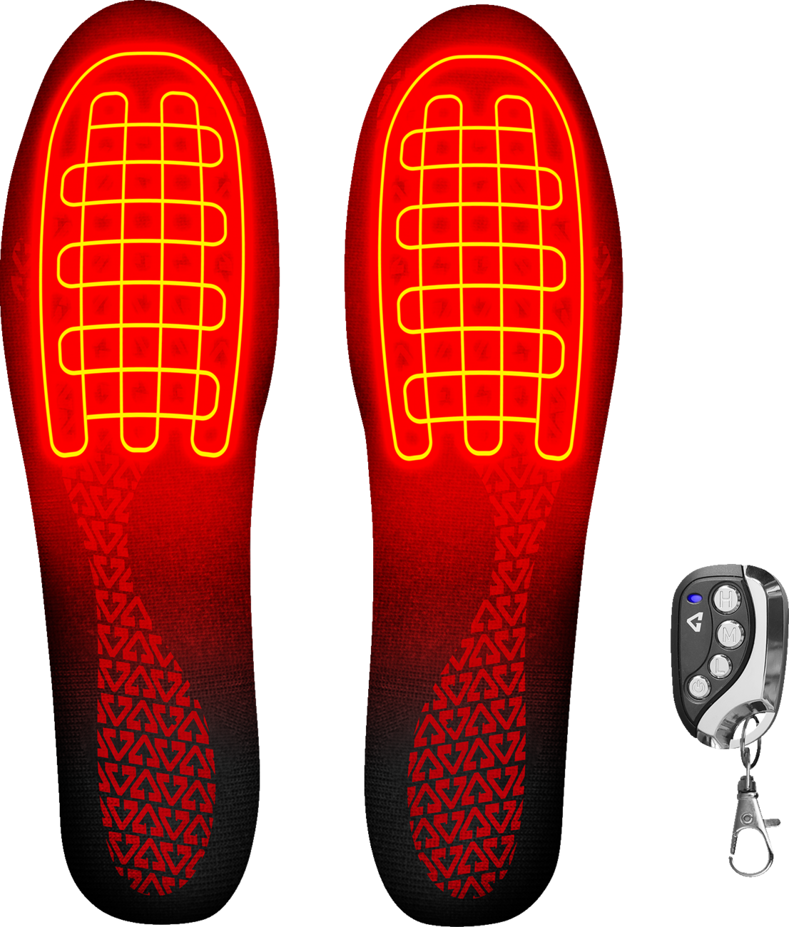 3V Rechargeable Heated Insoles with Remote
