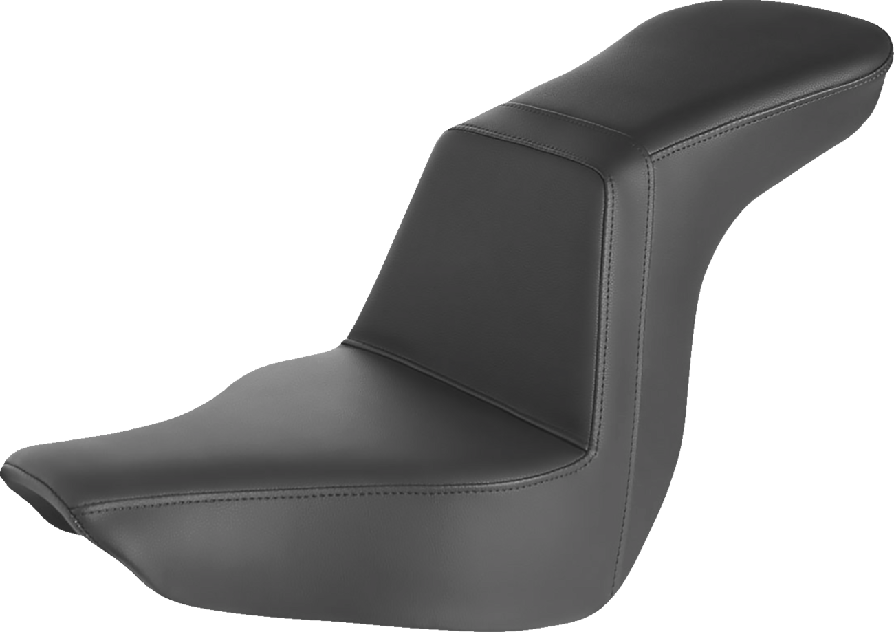 Saddlemen Step-Up Seat - Smooth - Black Harley Davidson