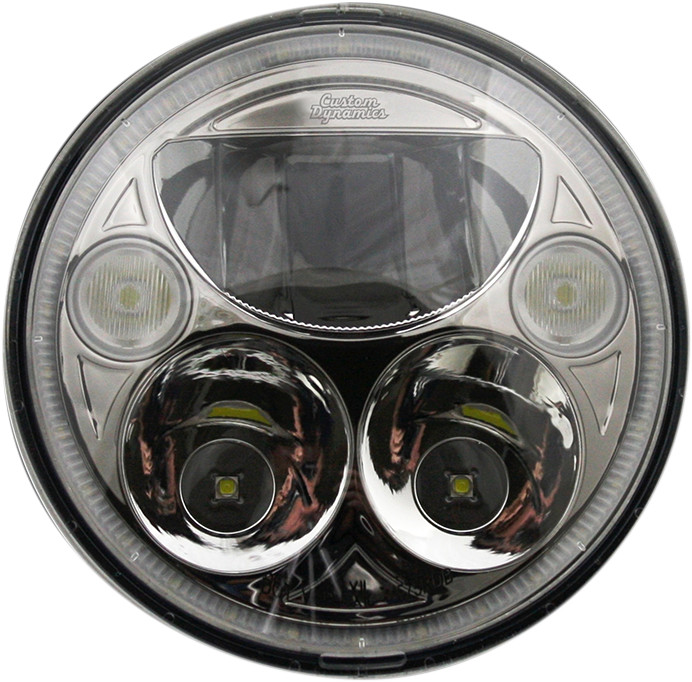 Custom Dynamics LED 7" TruBeam Headlight Insert For Harley 1991-2025