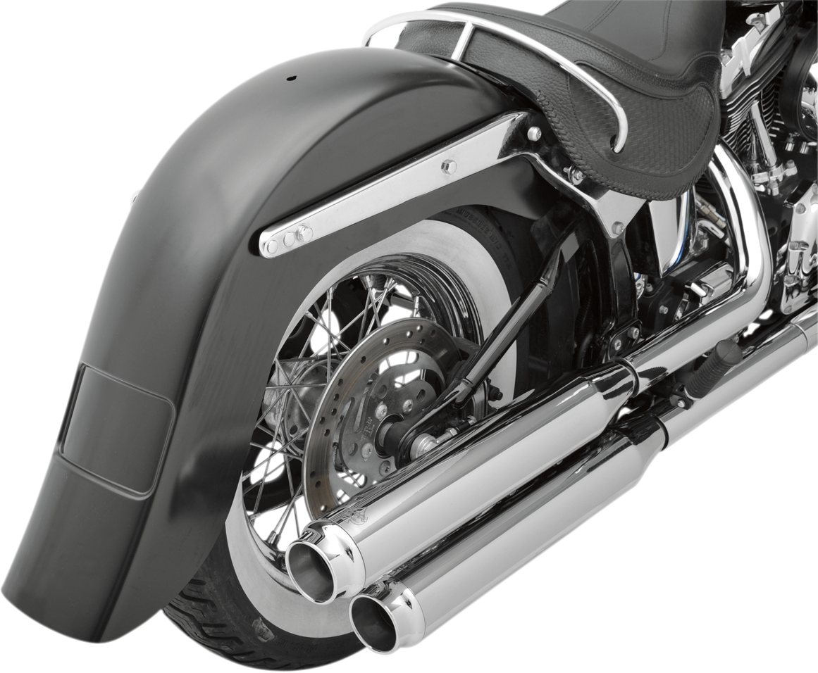 Klock werks 4" Stretched Rear Fender - Frenched - 7.125" W Harley Davidson