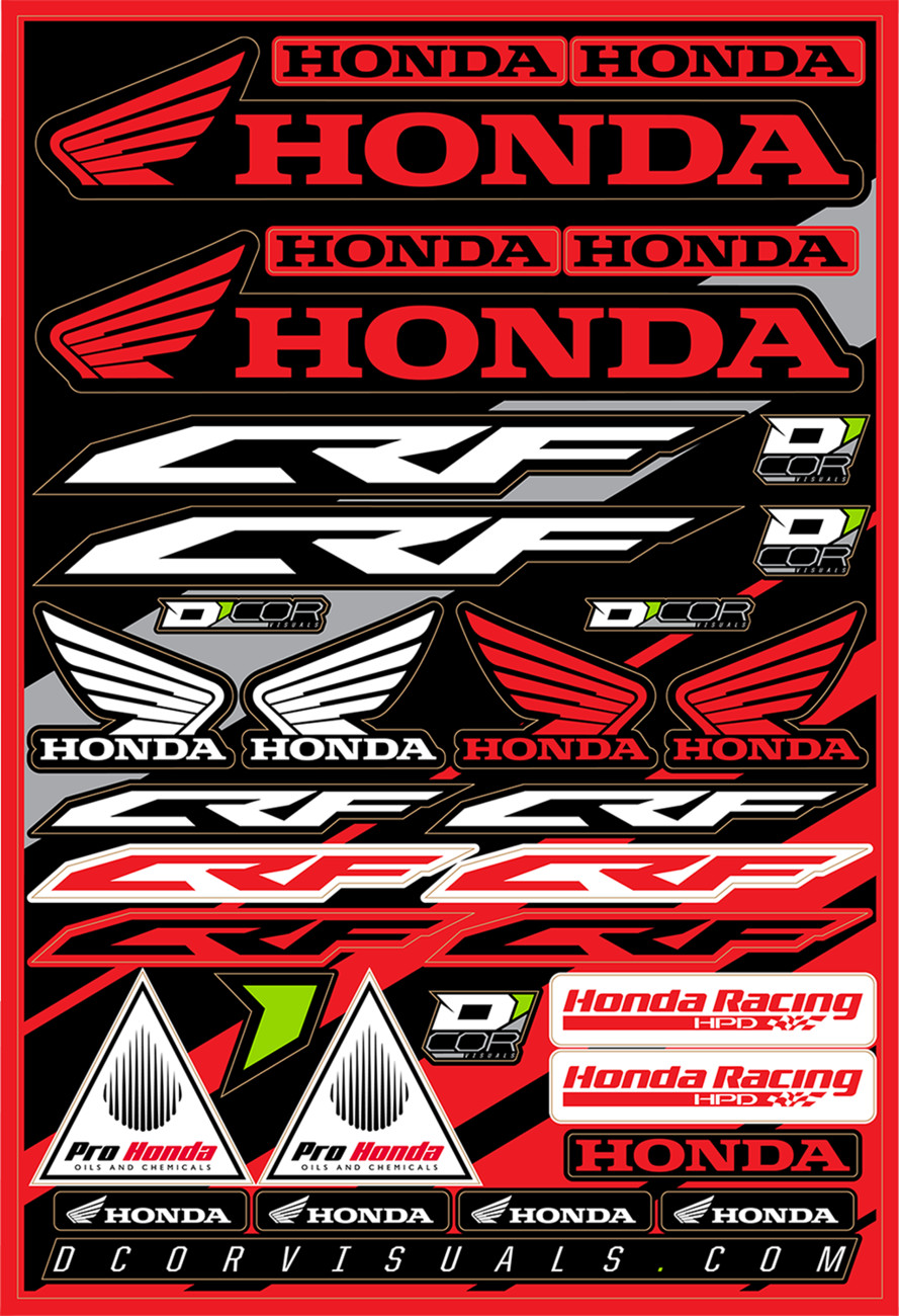 D'COR VISUALS Decal Sheet