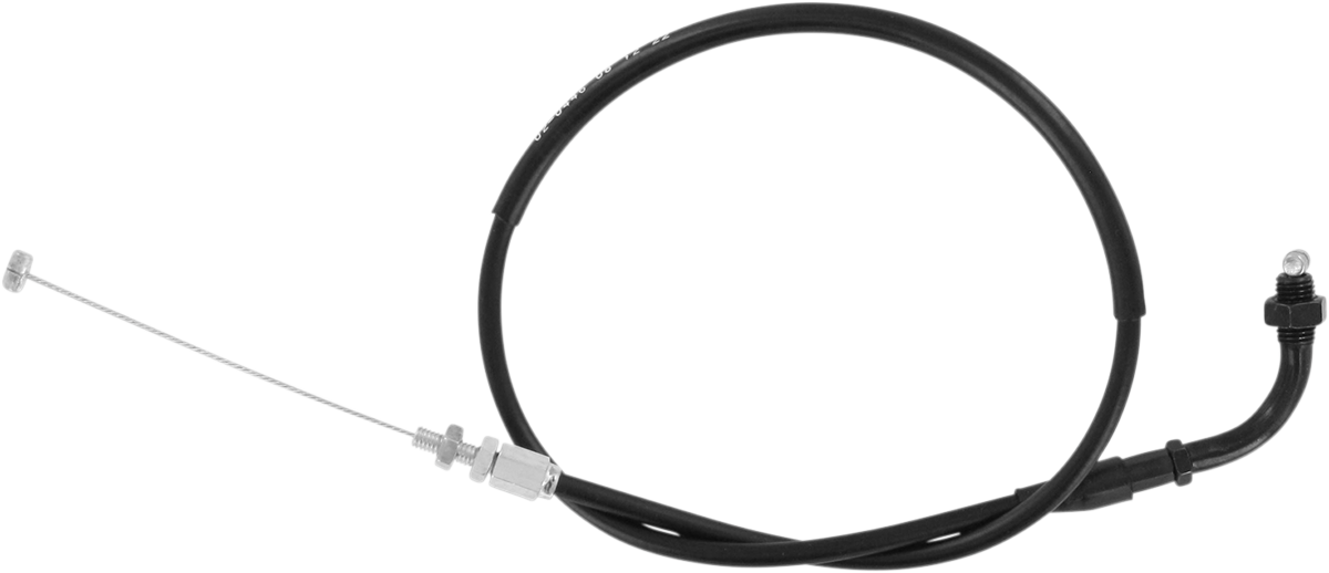 Black Vinyl Throttle Cable
