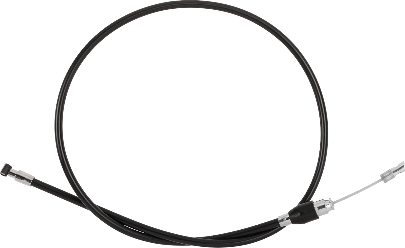 Drag specialties Quick Connect Clutch Cable - Upper - 42" - Black/Chrome Harley Davidson