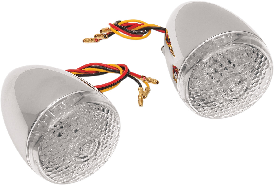 Drag specialties Turn Signal Kit - Clear/Amber - Front