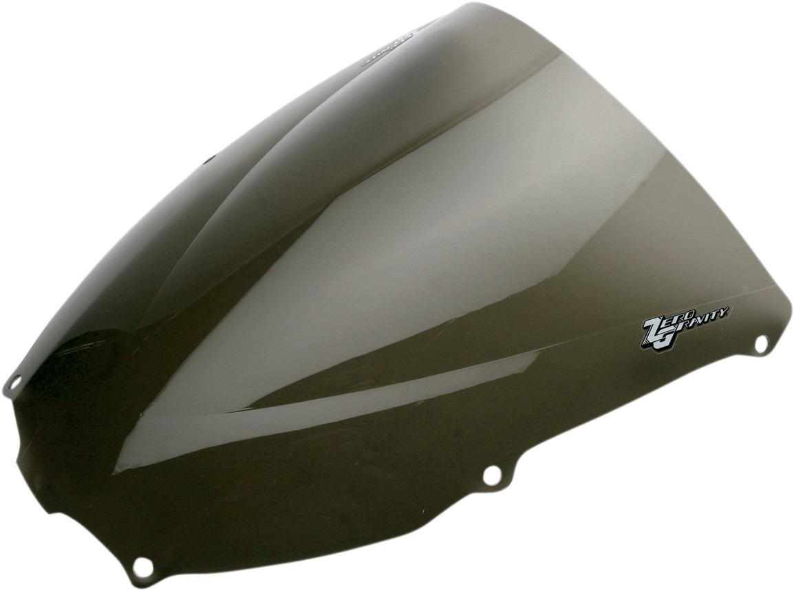 Zero gravity Double Bubble Windscreen - Smoke - ZX6R 2000-2002 Kawasaki ZX600 Ninja ZX-6R / 2005-2008 Kawasaki ZZR 600 / 2009-2009 Kawasaki ZX-6 ZZR 600