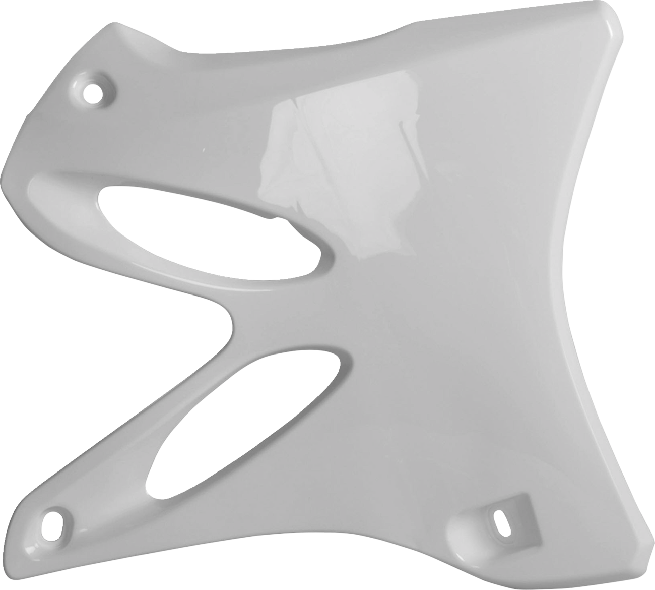 Polisport Radiator Cover - White - YZ 125/250 2002-2014 Yamaha YZ125 / 2002-2014 Yamaha YZ250