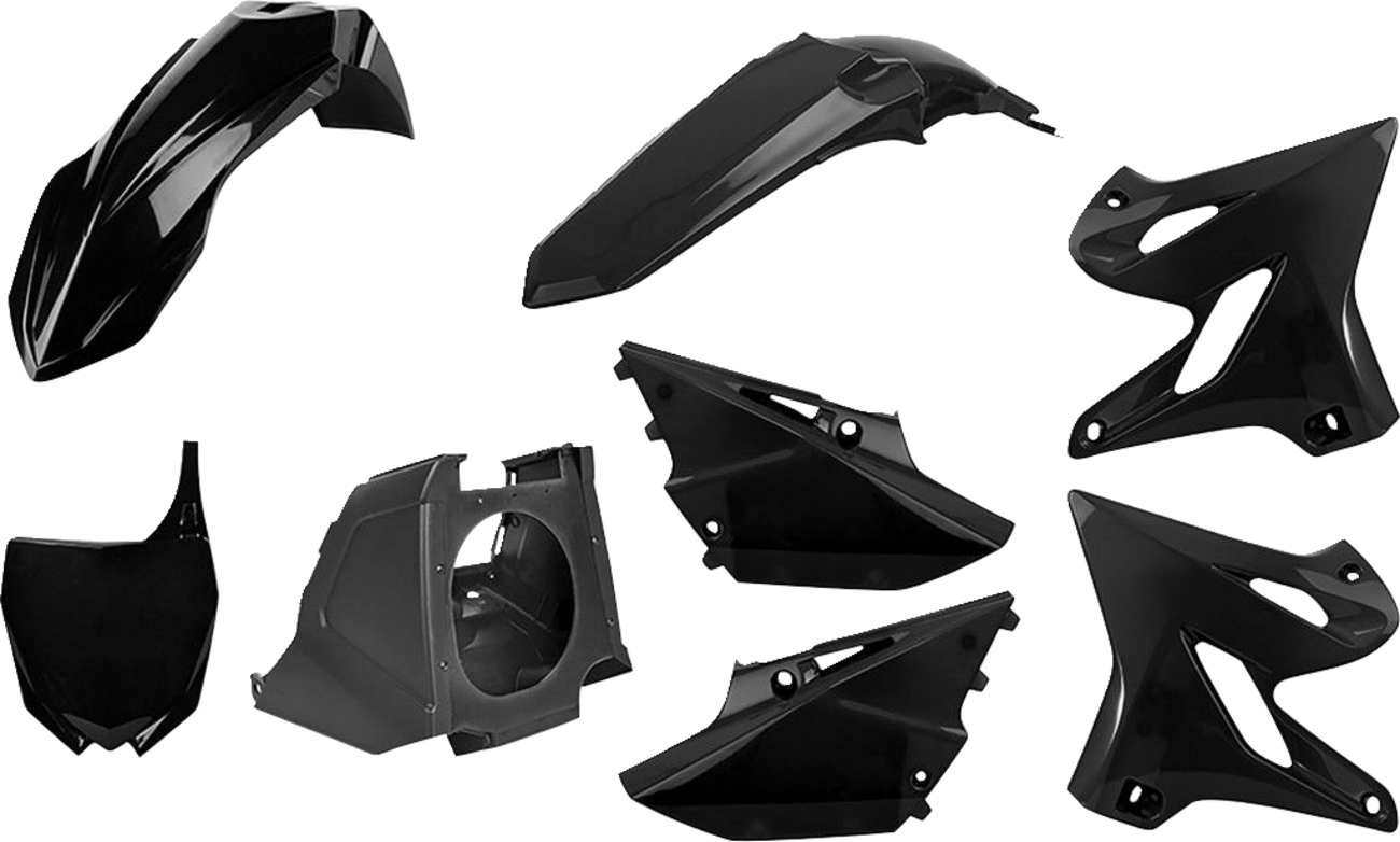 Polisport Restyled Body Kit - Black - YZ 125/250 2002-2021 Yamaha YZ125 / 2002-2021 Yamaha YZ250