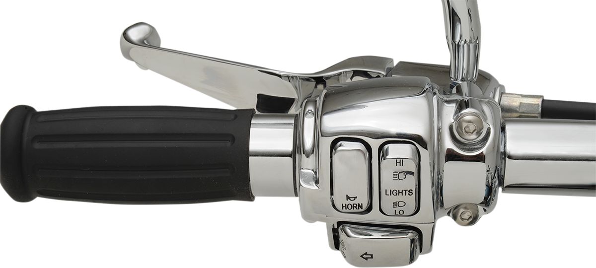 Drag specialties Handlebar Control Kit with Mechanical Clutch - 9/16" Master Cylinder - '96 - '11 Harley Davidson