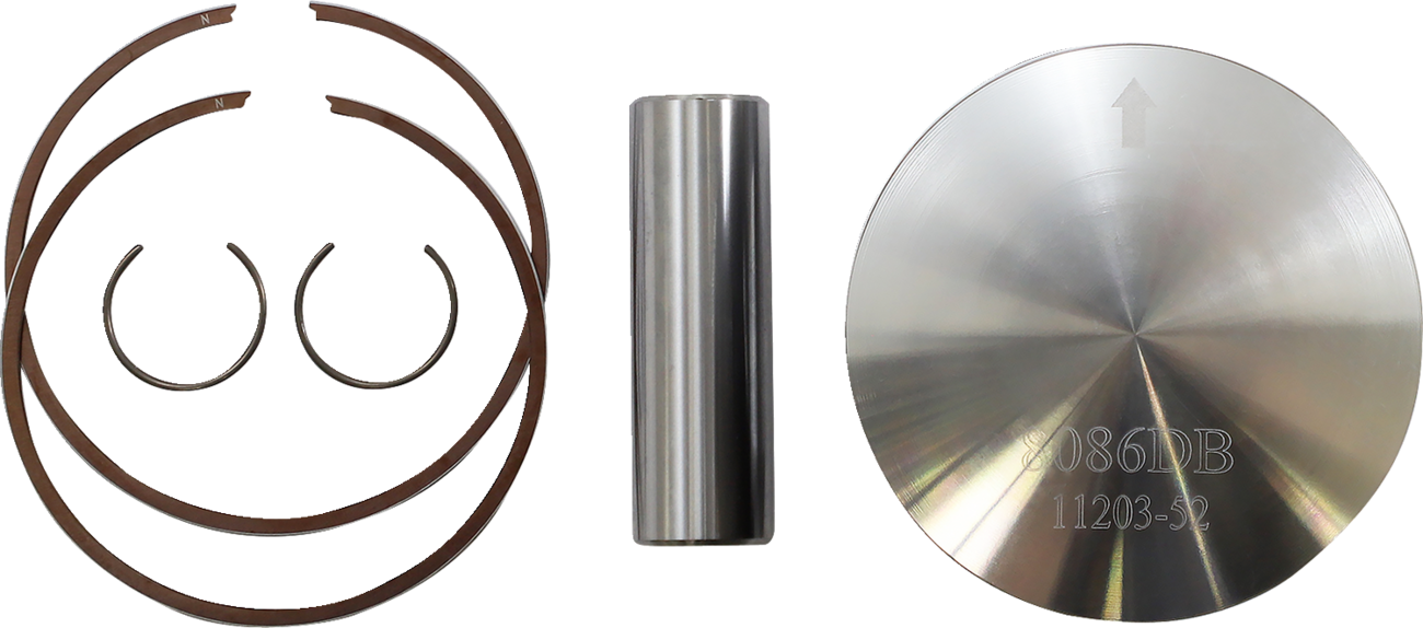 Wossner Piston Kit - 66.35 mm - Suzuki
