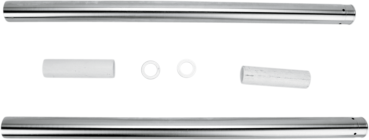 Custom cycle engineering Fork Tubes - 49 mm - 29.50" - Hard Chrome - Standard Harley Davidson