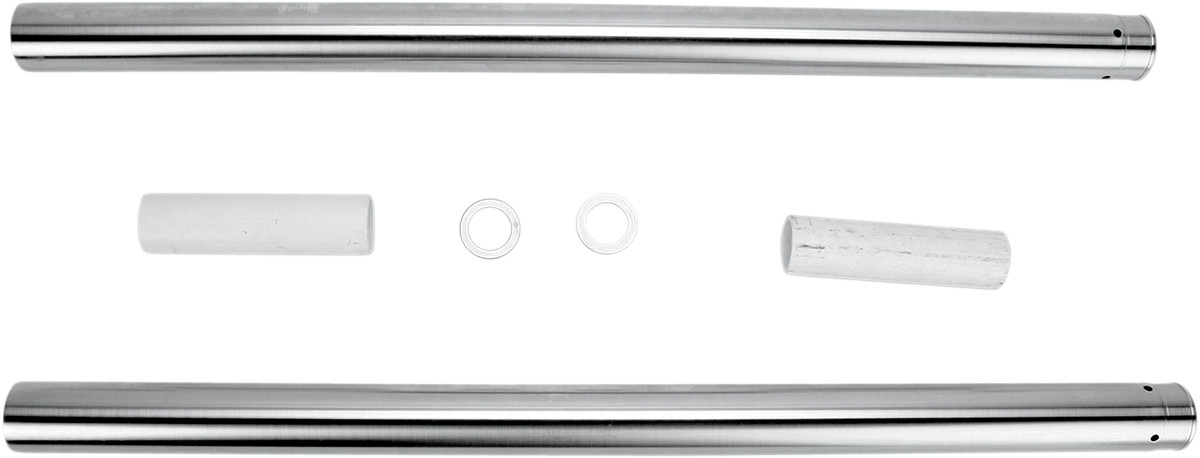 Custom cycle engineering Fork Tubes - 49 mm - 29.50" - Hard Chrome - Standard Harley Davidson