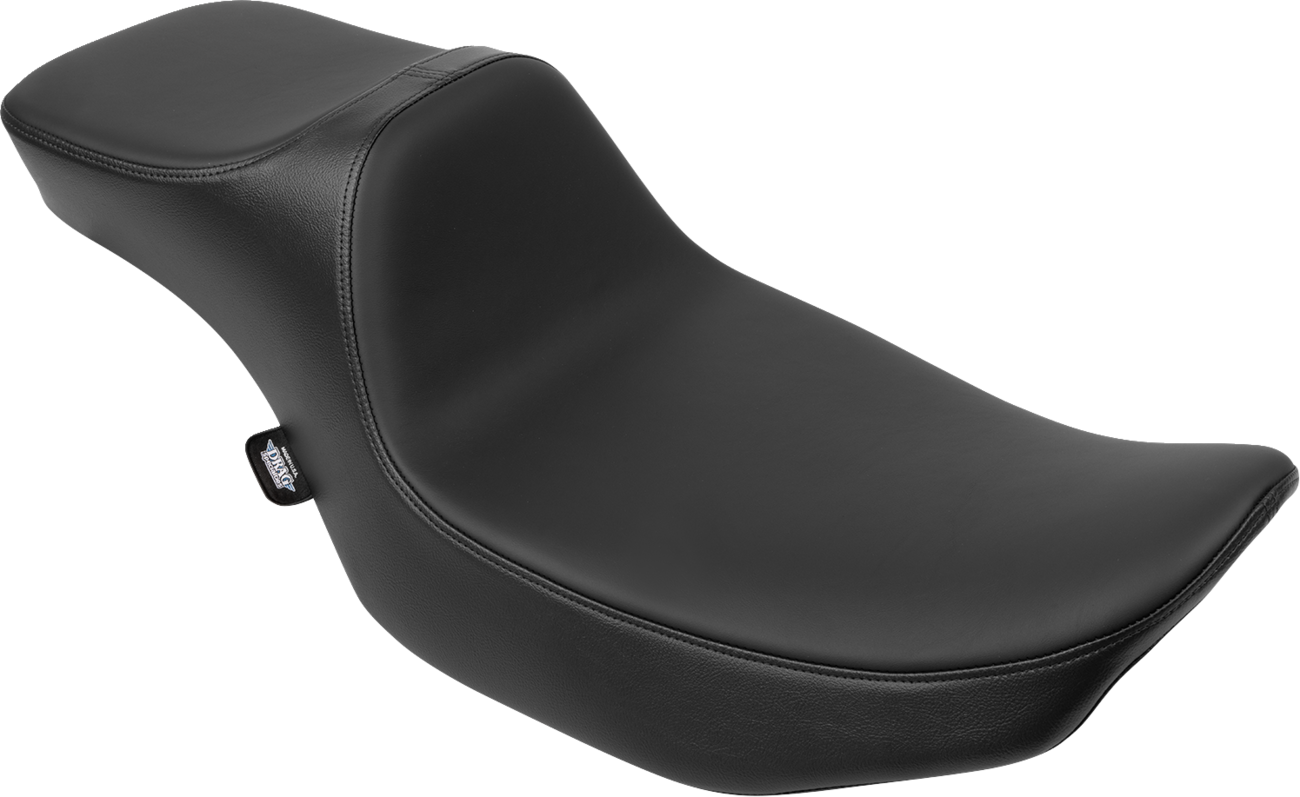 Drag specialties seats Extended Reach Predator III Seat - Vinyl/Solar Reflective Leather - FLH/FLT '23-'24 - Slipstop Harley Davidson