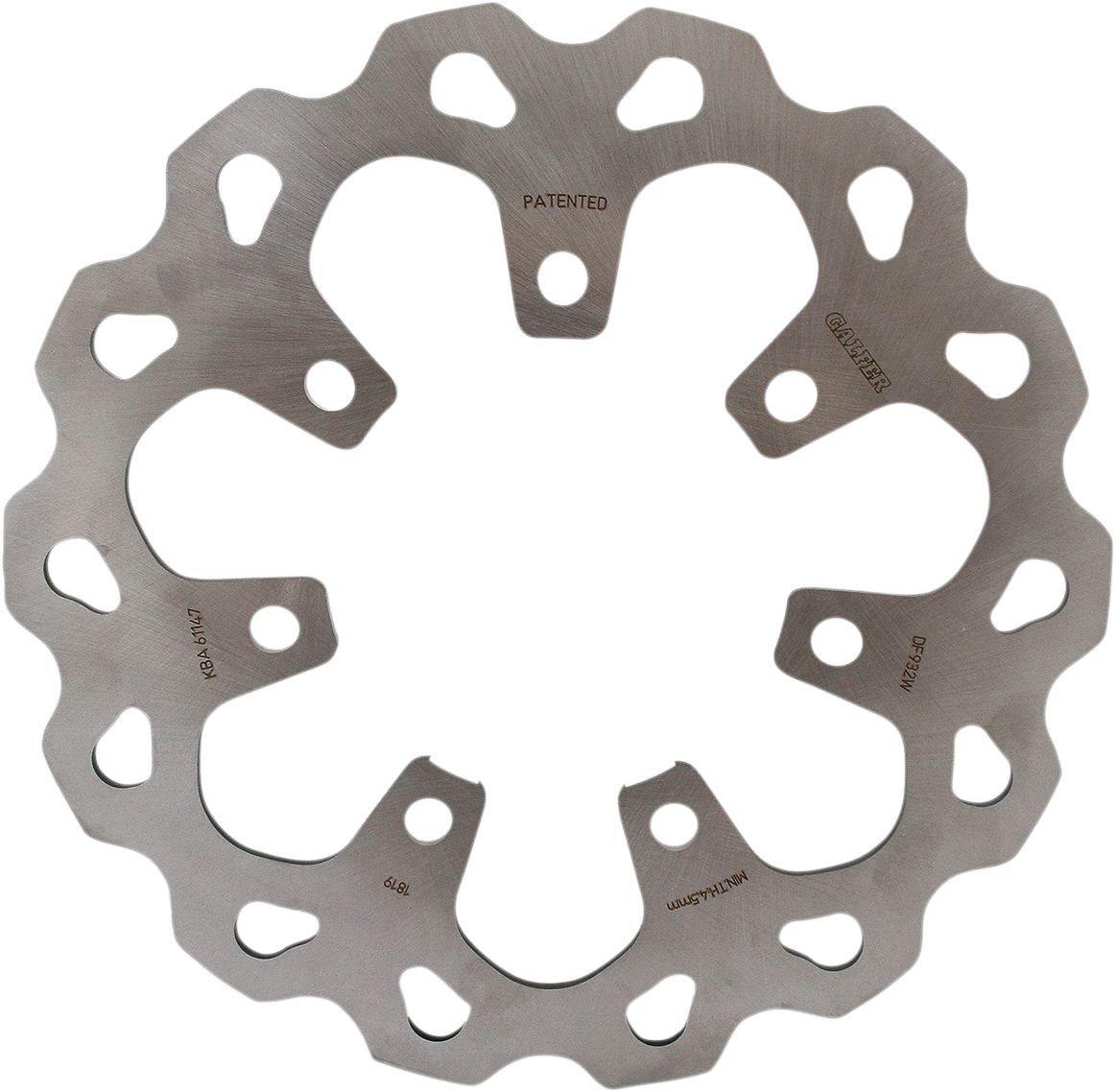 thumbnail image 2 of Galfer DF193W Wave Solid-Mount Rear Brake Rotor 2 of 13