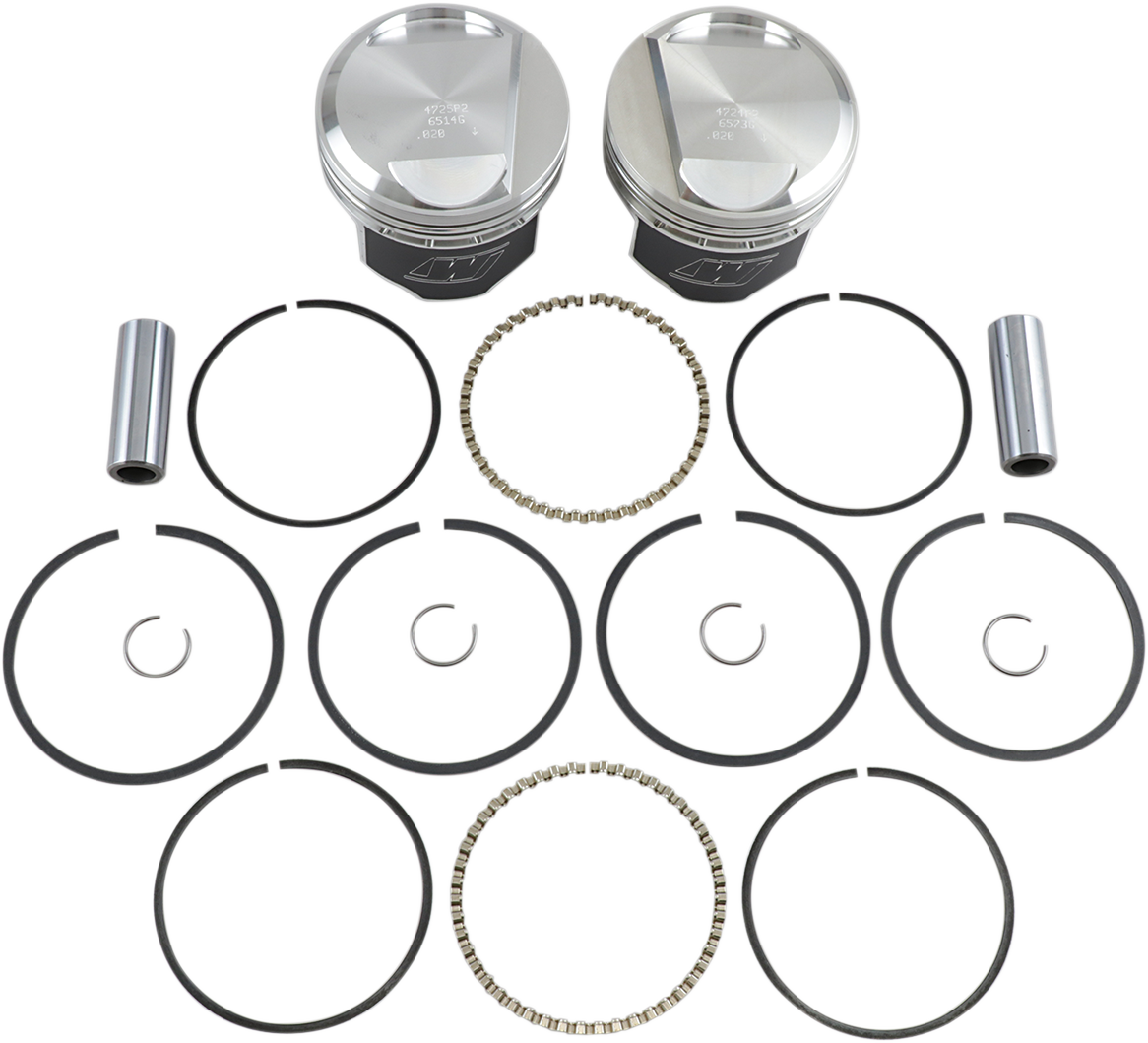 Wiseco Piston Kit - +0.020" - Evolution Big Twin 1340 cc Harley Davidson