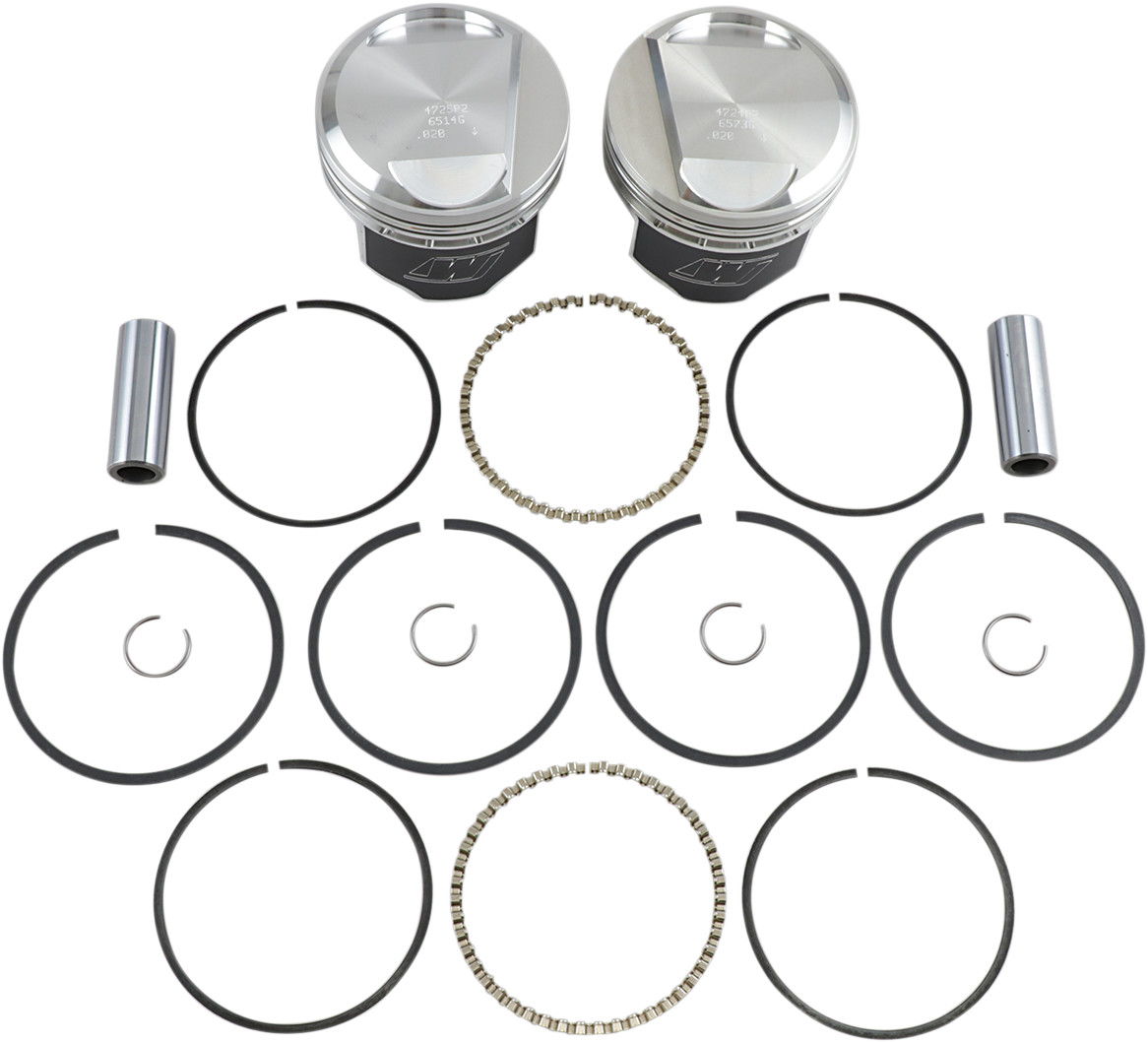 Wiseco Piston Kit - +0.020" - Evolution Big Twin 1340 cc Harley Davidson