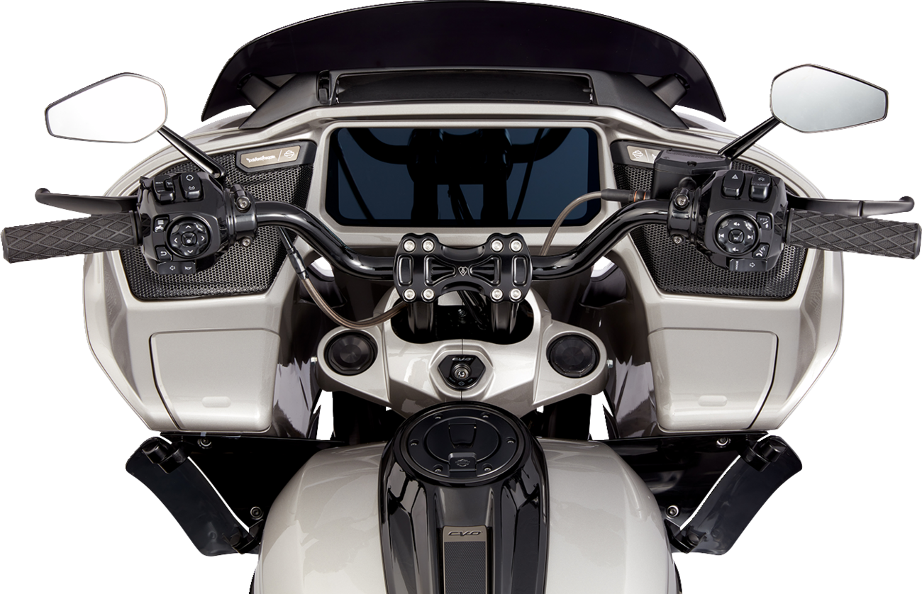 Arlen ness Method Kickback Handlebar Riser - 10" - Black