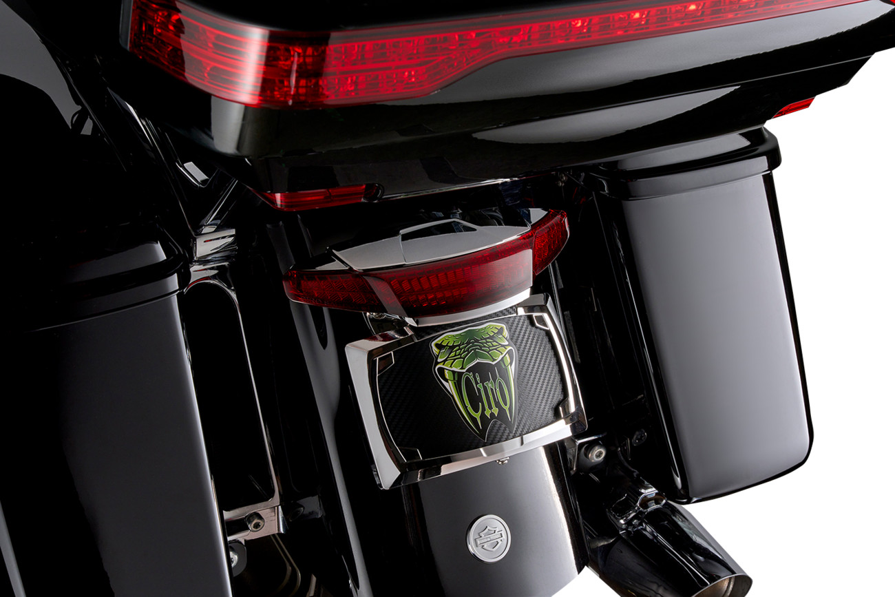Ciro Latitude Tail Light With LightStrike For Harley Ultra 2014-2024