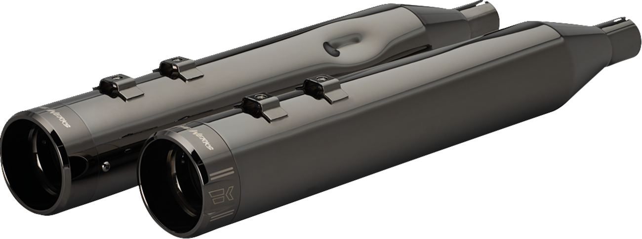 Khrome Werks HP-Plus 4.5" Slip-On Mufflers For Harley Touring 2017-2025