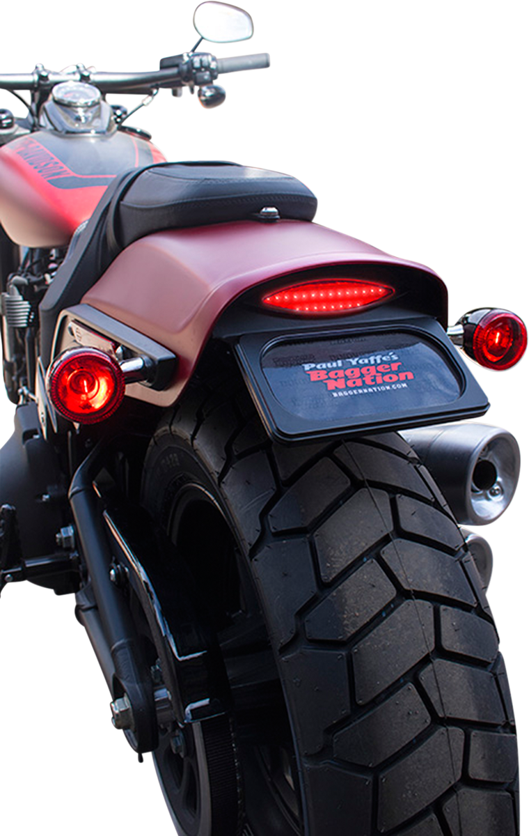 Paul Yaffe Light & License Kit For Harley Fat Bob 2018-2023