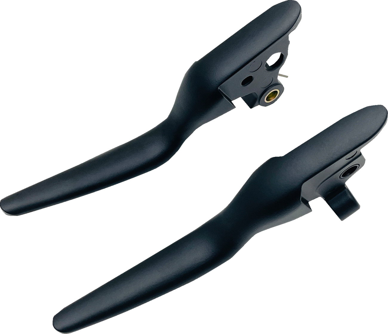 Drag specialties Custom Lever Set - LSR - Satin Black Harley Davidson
