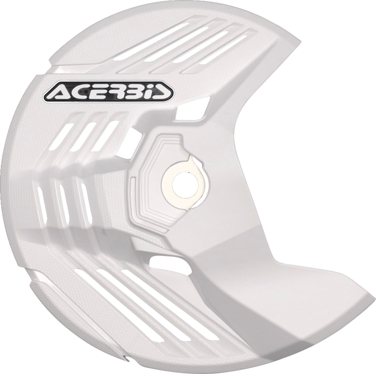 Acerbis Disc Cover - Linear - White - Honda | Kawasaki | Sherco | Yamaha