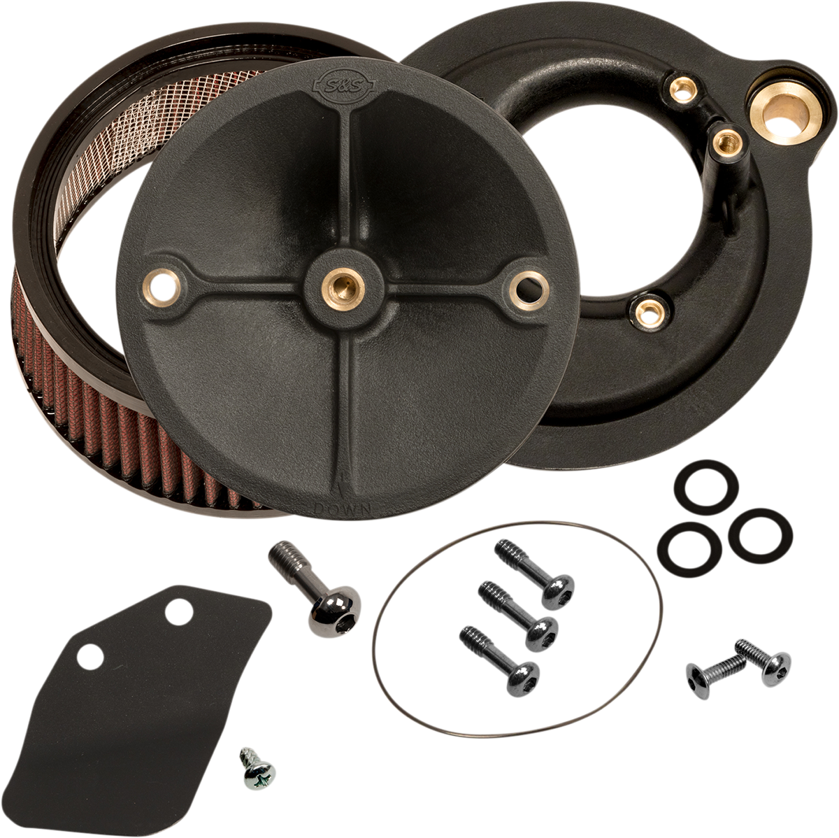 S&S Cycle Stealth Air Cleaner Kit For Harley Milwaukee Eight 2017-2025