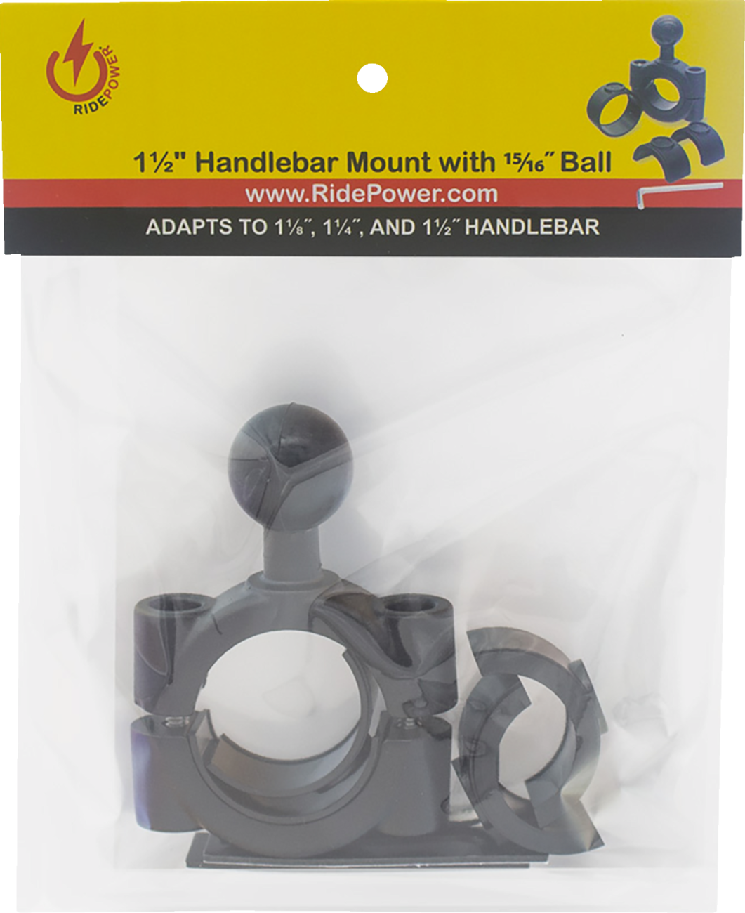 RidePower Articulating Ball Handlebar Mount