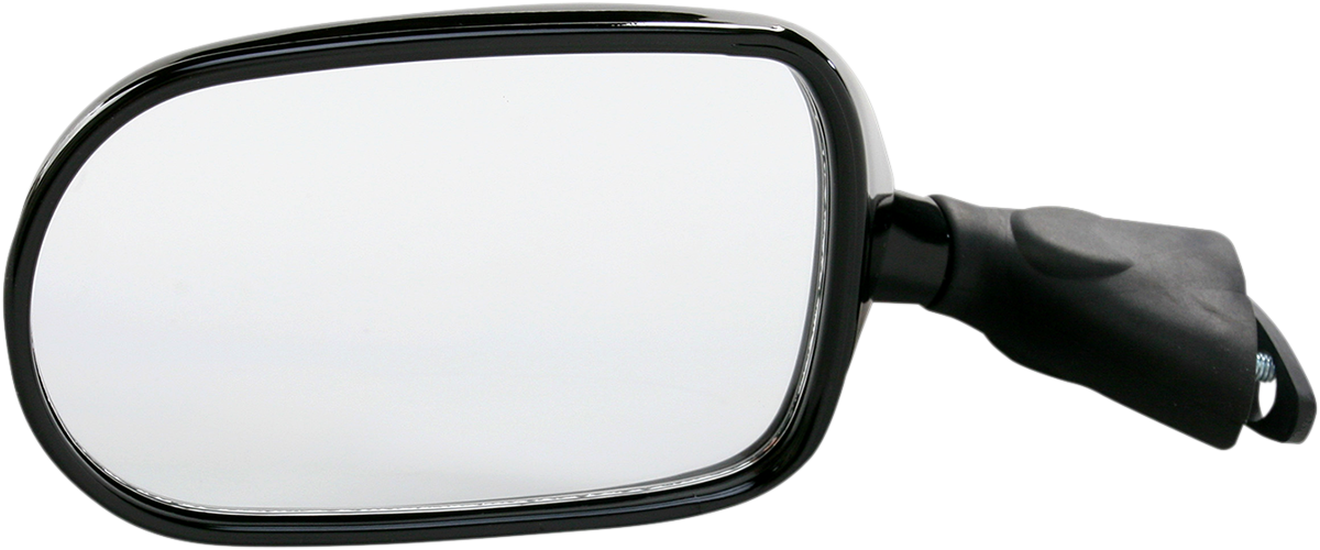 Emgo Mirror - Side View - Oval - Black - Left 1999-2002 Suzuki SV650S
