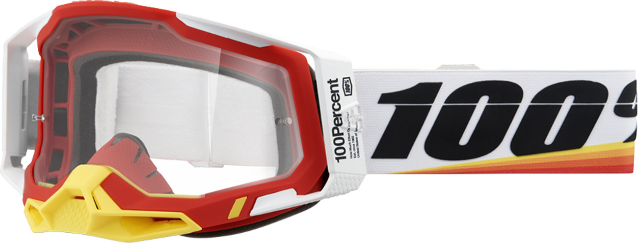 100% Racecraft 2 Goggle — Clear Lens
