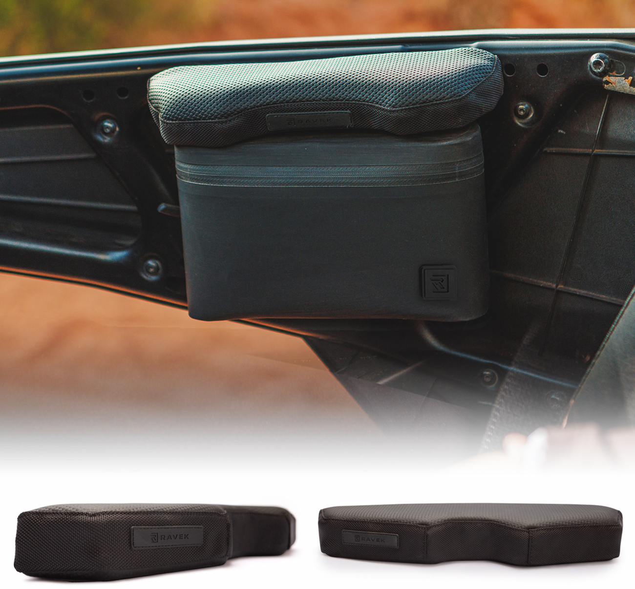 Ravek Heavy Duty Adjustable Armrests - Polaris RZR XP