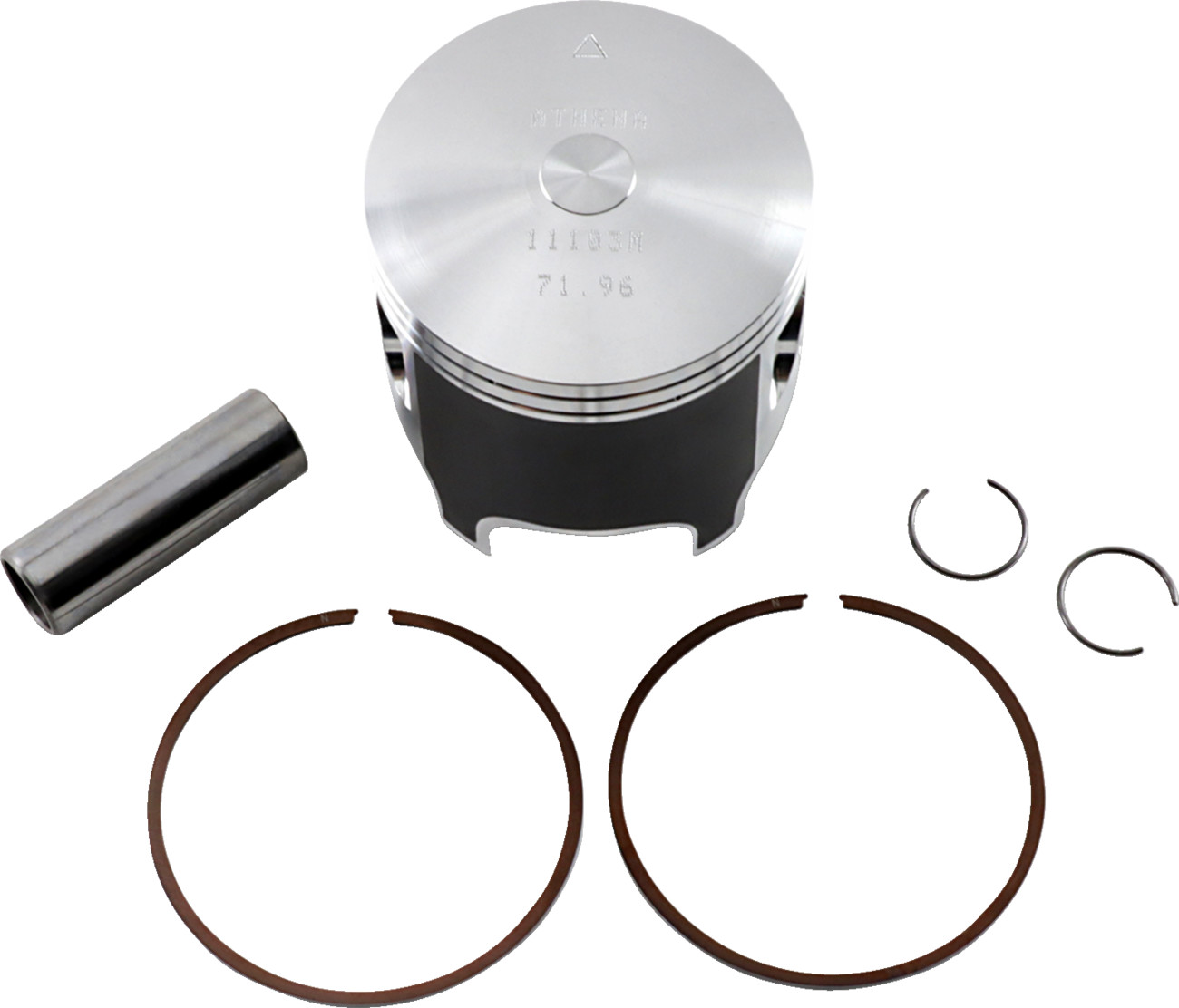 Athena 2-Stroke Big Bore Forged Piston Kit for Athena Cylinder Kit Yamaha YZ85 2002-2026 105cc/106cc 52.96mm B Piston