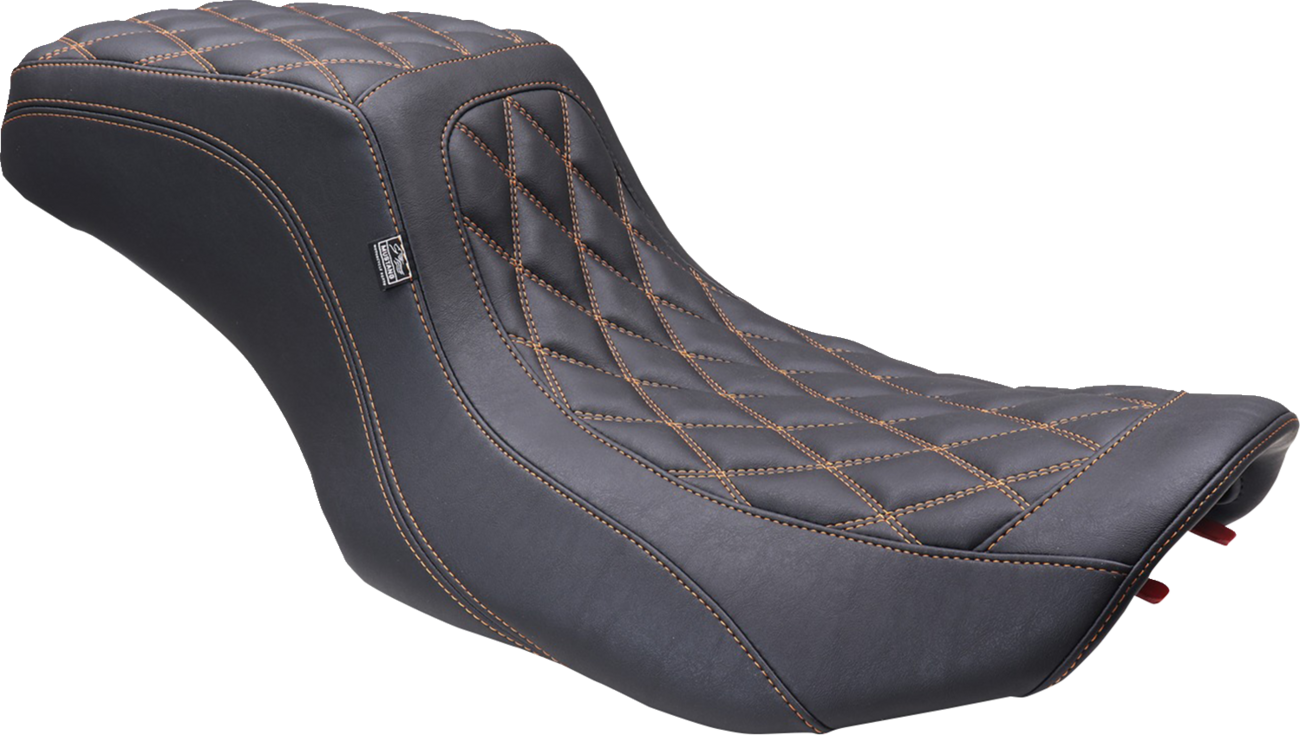 Mustang Squareback Double Diamond Stitch Seat For Harley FLHX / FLTRX 2023-2025