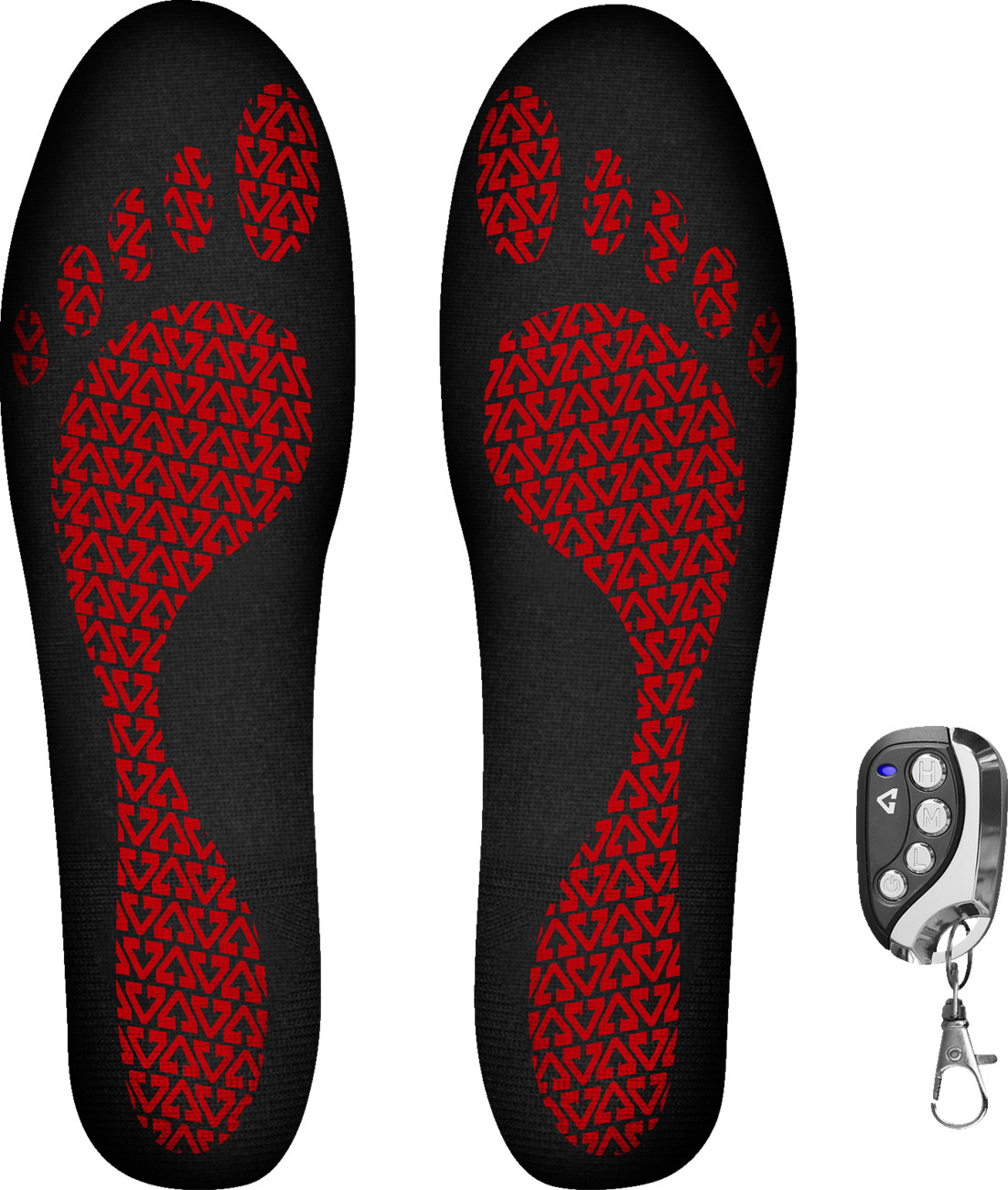 3V Rechargeable Heated Insoles with Remote