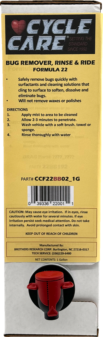 Cycle care formulas Formula 22 Spray, Rinse & Ride® Cleaner