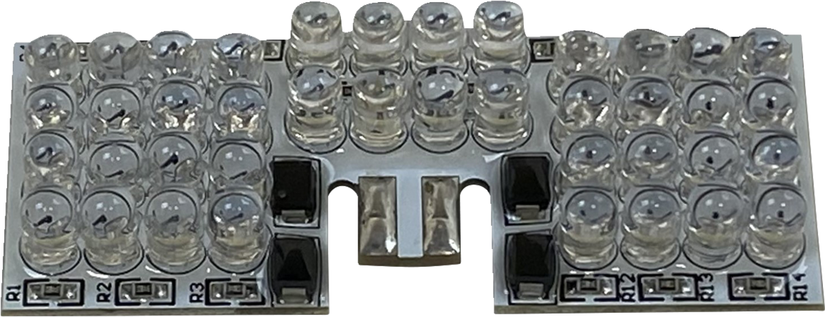 Custom Dynamics White Fender Tip Light LED Board For Harley Touring
