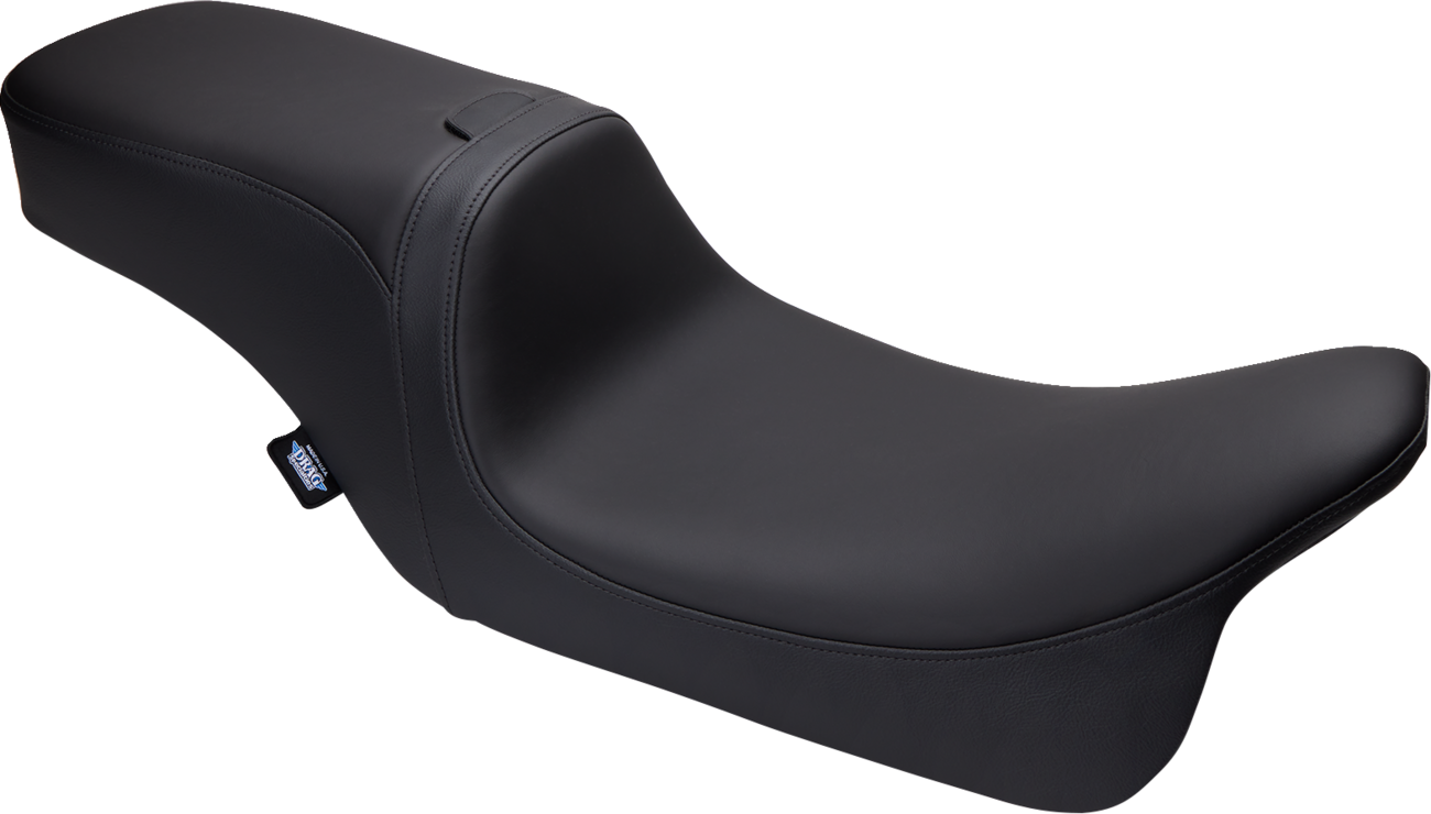 Drag specialties seats Predator 2-Up Seat - Solar Leather - Smooth - w/ Backrest Receptacle - FL '08-'23 Harley Davidson