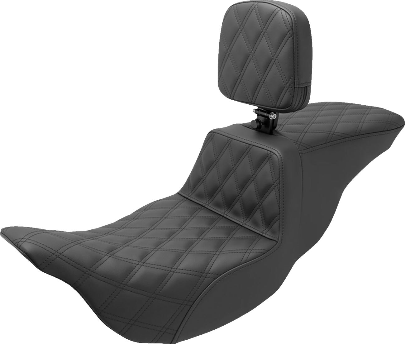 Saddlemen Tour Step-Up LS Lattice Stitch Seat For Harley Touring 2008-2025