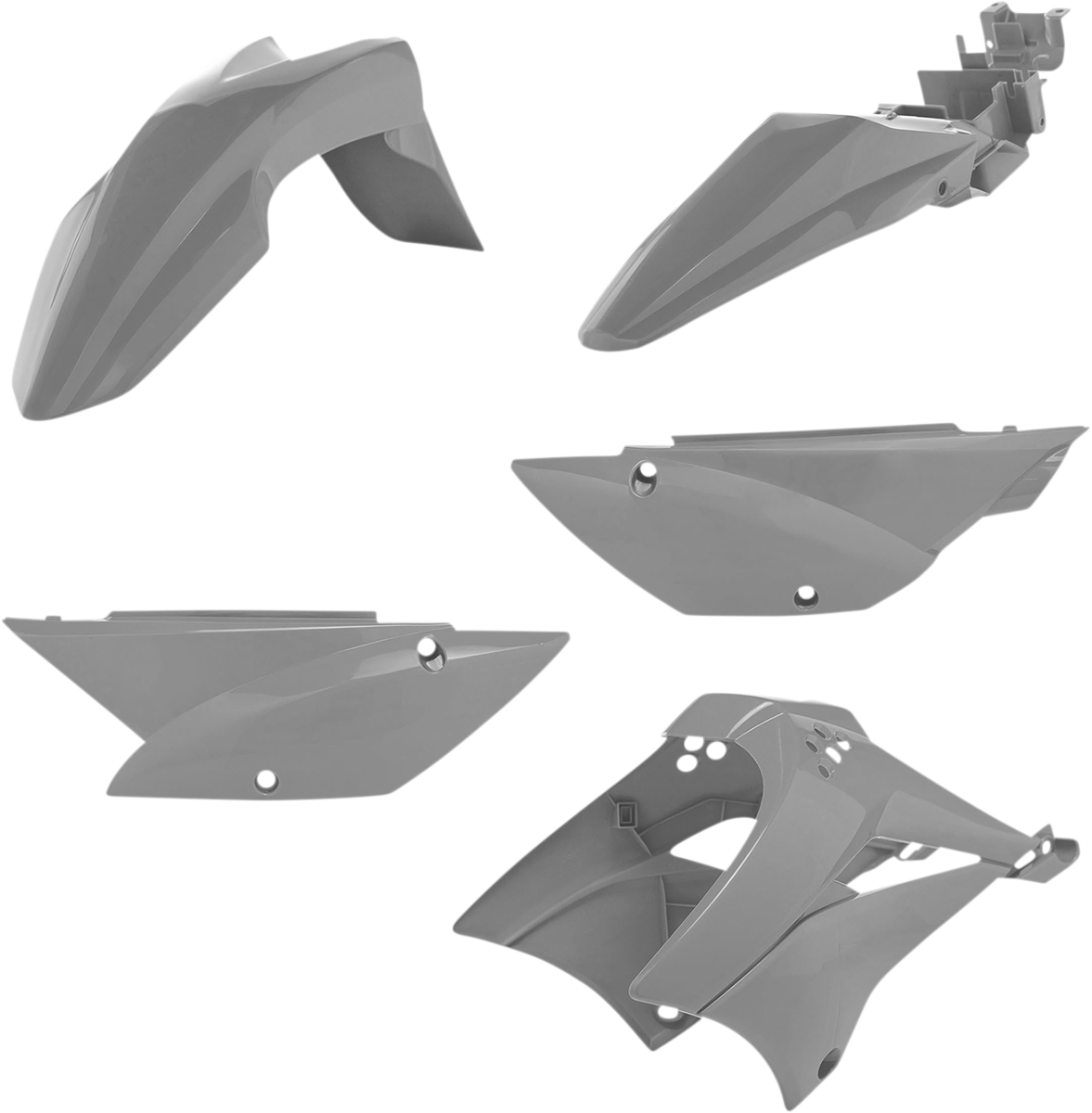 Acerbis Standard Body Kit - Gray - KLX 110/L '10-'20 2010-2020 Kawasaki KLX110 / 2010-2020 Kawasaki KLX110L