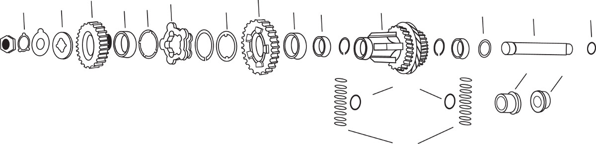 4-Speed Countershaft Component